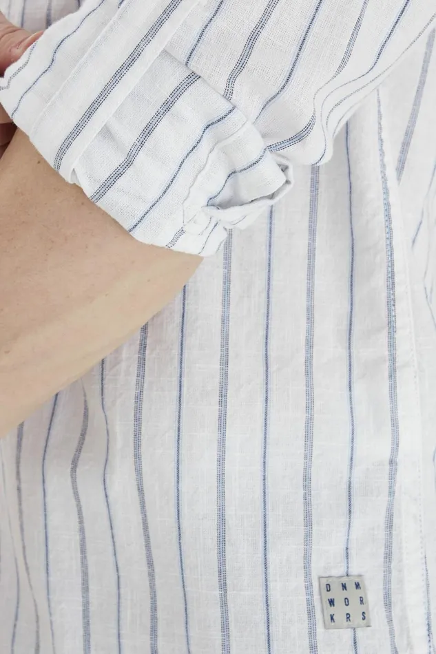 Men Blend Shirts Long Sleeved Shirt Bright White