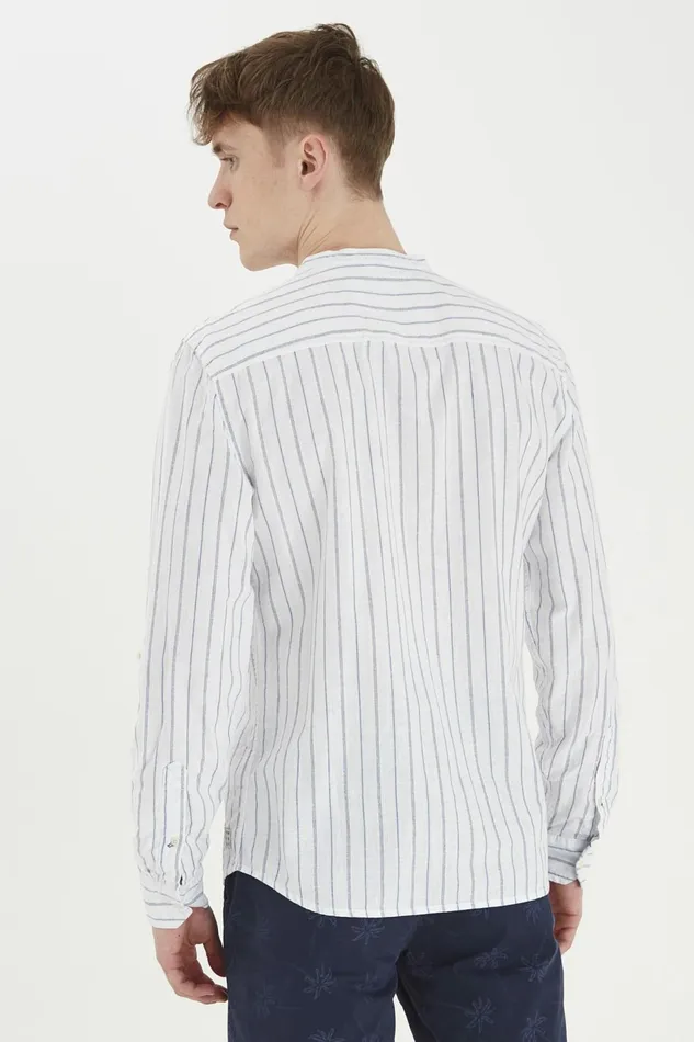 Men Blend Shirts Long Sleeved Shirt Bright White