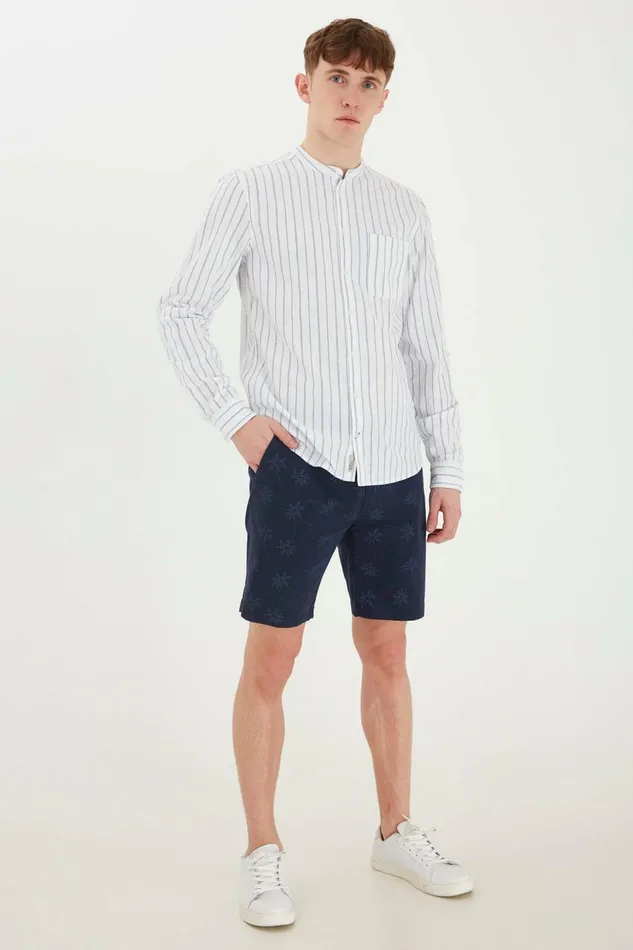 Men Blend Shirts Long Sleeved Shirt Bright White
