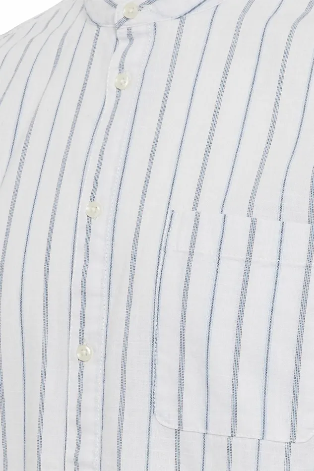 Men Blend Shirts Long Sleeved Shirt Bright White