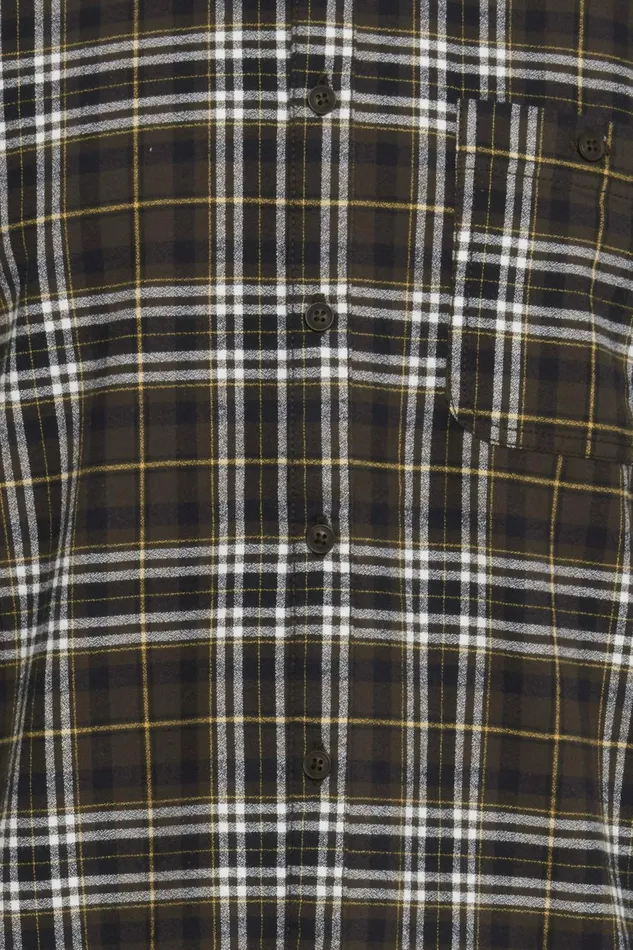 Men Blend Shirts Long Sleeved Shirt Java