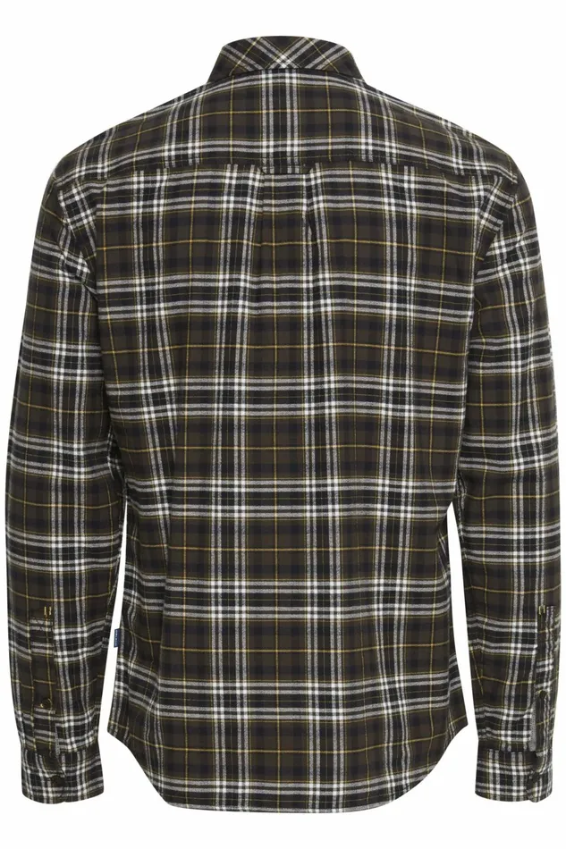 Men Blend Shirts Long Sleeved Shirt Java