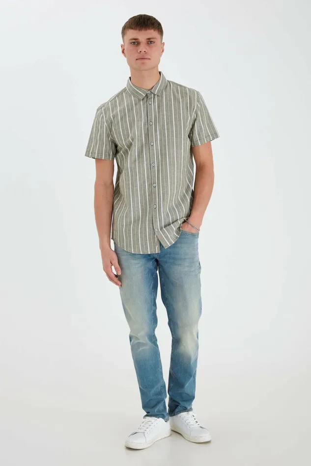 Men Blend Shirts Shirt With Short Sleev Four Leaf Clover