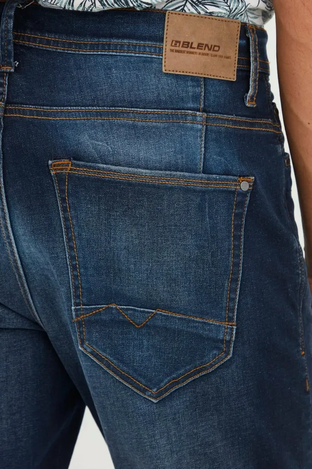 Men Blend Shorts Denim Shorts Denim Dark Blue