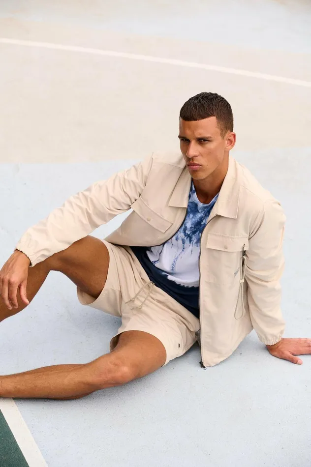 Men Blend Shorts Shorts Casual Oyster Gray