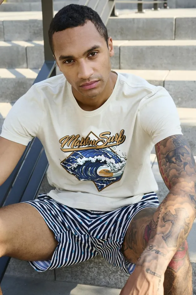 Men Blend Swim Shorts Swimwear Dark Navy