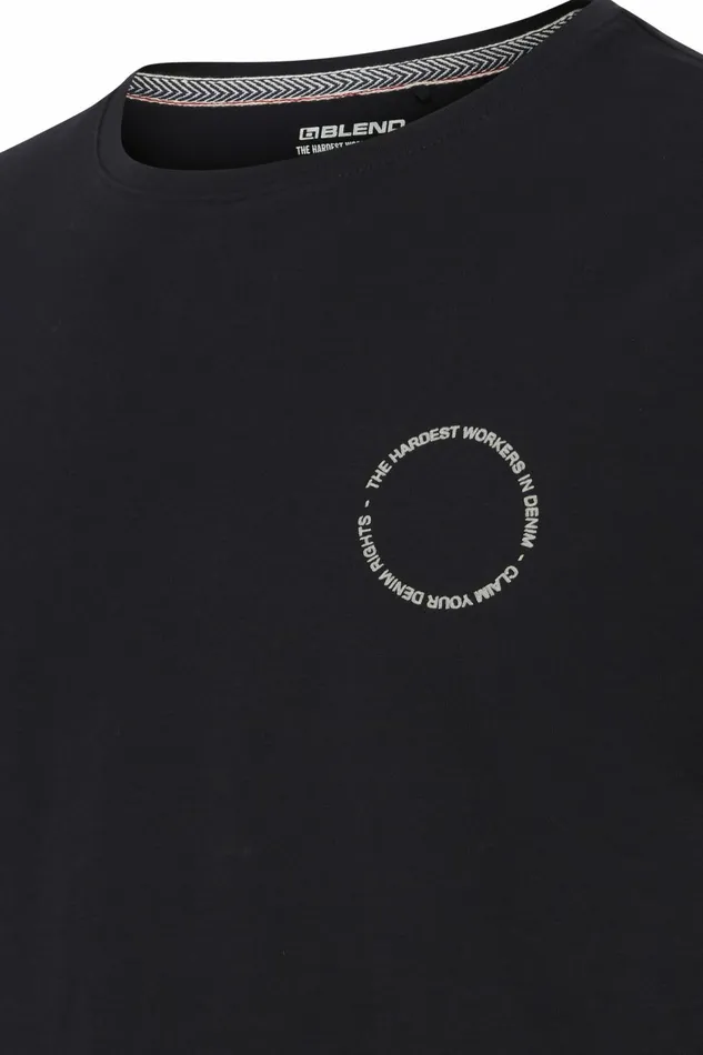 Men Blend TShirts Tshirt Black