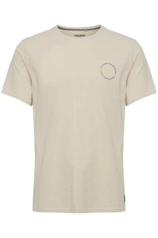Men Blend TShirts Tshirt Oyster Gray