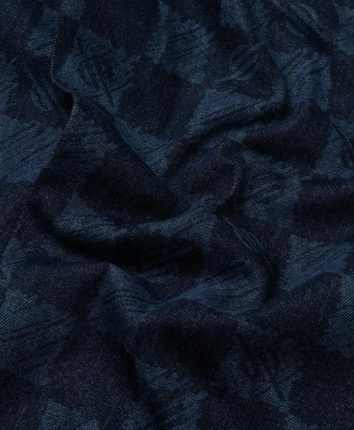 Men Blue Kibo Check Jacquard Jeans Daily Paper Pants Men Blue Kibo Check Jacquard Jeans Daily Paper Pants