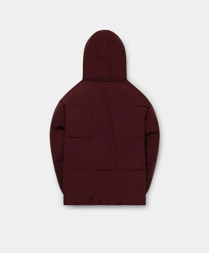Men Bordeaux Wine Nicole Puffer Jacket Daily Paper Jackets Men Bordeaux Wine Nicole Puffer Jacket Daily Paper Jackets