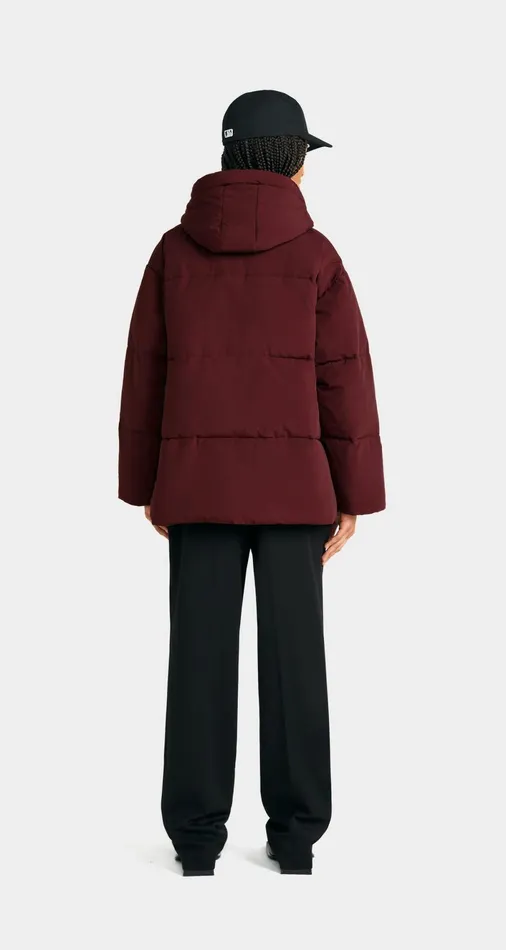 Men Bordeaux Wine Nicole Puffer Jacket Daily Paper Jackets Men Bordeaux Wine Nicole Puffer Jacket Daily Paper Jackets