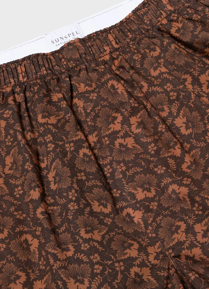 Men Boxer Shorts ussunspel Classic Boxer Shorts in Liberty Fabric Autumn Floral Men Boxer Shorts ussunspel Classic Boxer Shorts in Liberty Fabric Autumn Floral