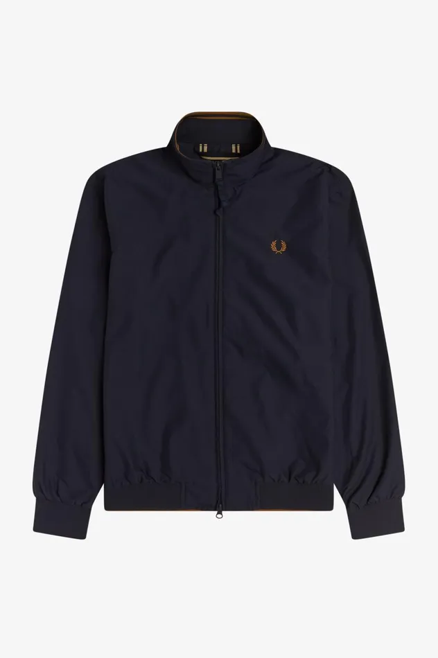 Men Brentham Jacket Navy Fred Perry Coats and Jackets