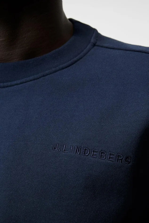 Men Chip Crew Neck Sweatshirt JL Navy JLindeberg Sweatshirts Men Chip Crew Neck Sweatshirt JL Navy JLindeberg Sweatshirts