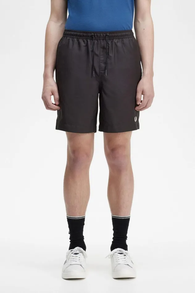 Men Classic Swimshort Black Fred Perry Shorts