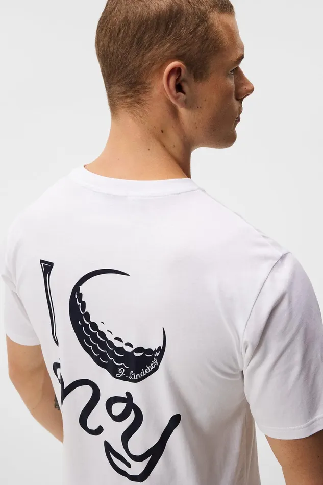 Men Dale TShirt White JLindeberg Tshirts Men Dale TShirt White JLindeberg Tshirts