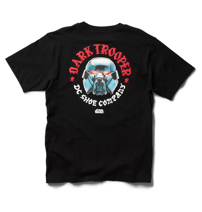 Men DC Shoes Star Wars DC Original Dark Trooper TShirt black TShirts