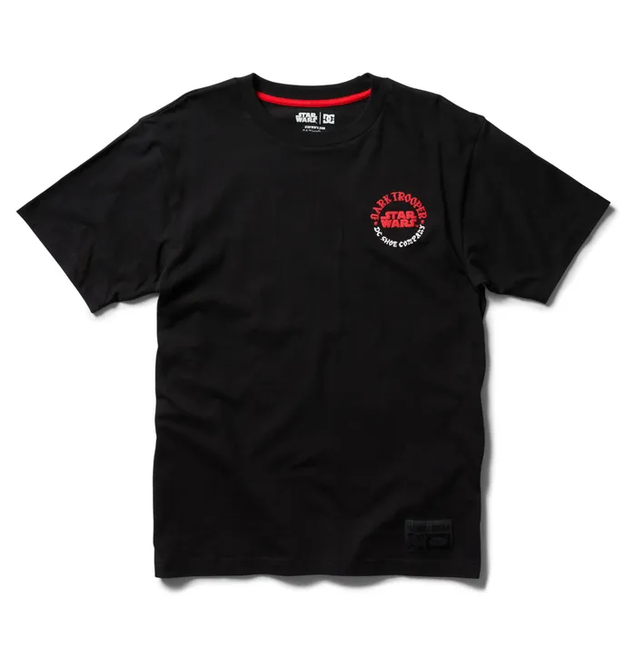 Men DC Shoes Star Wars DC Original Dark Trooper TShirt black TShirts