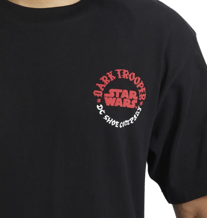 Men DC Shoes Star Wars DC Original Dark Trooper TShirt black TShirts