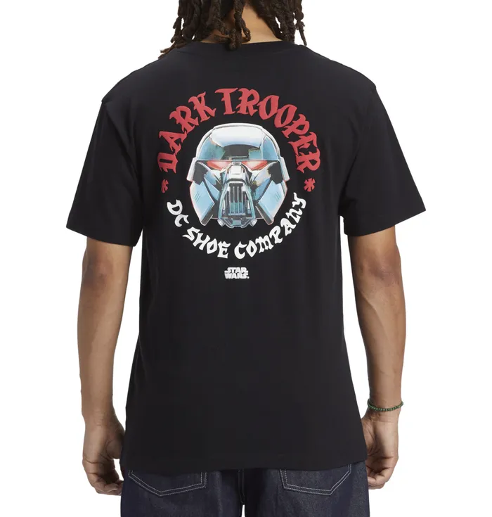 Men DC Shoes Star Wars DC Original Dark Trooper TShirt black TShirts