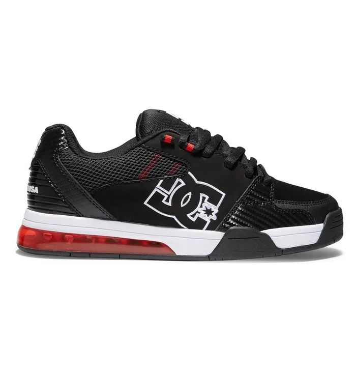 Men DC Shoes Versatile Shoes blackwhiteathletic red Sneakers