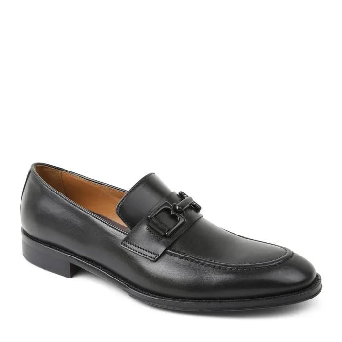 Men Dress Shoes Bruno Magli Alpha Classic Bit Leather Loafer 8211 Black