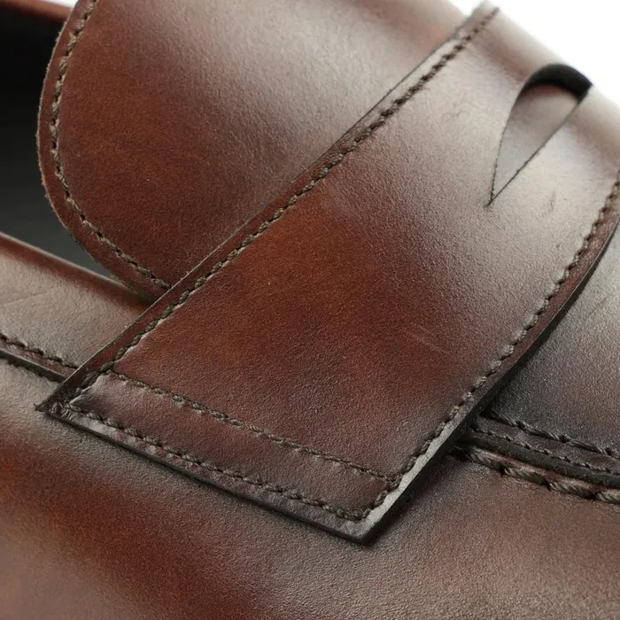 Men Dress Shoes Bruno Magli Nathan Penny Loafer 8211 Rust