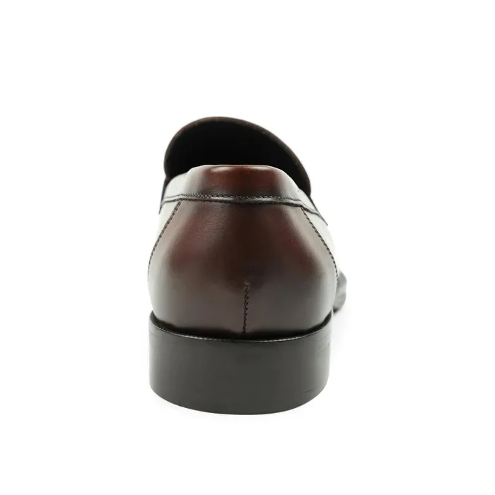 Men Dress Shoes Bruno Magli Nathan Penny Loafer 8211 Rust