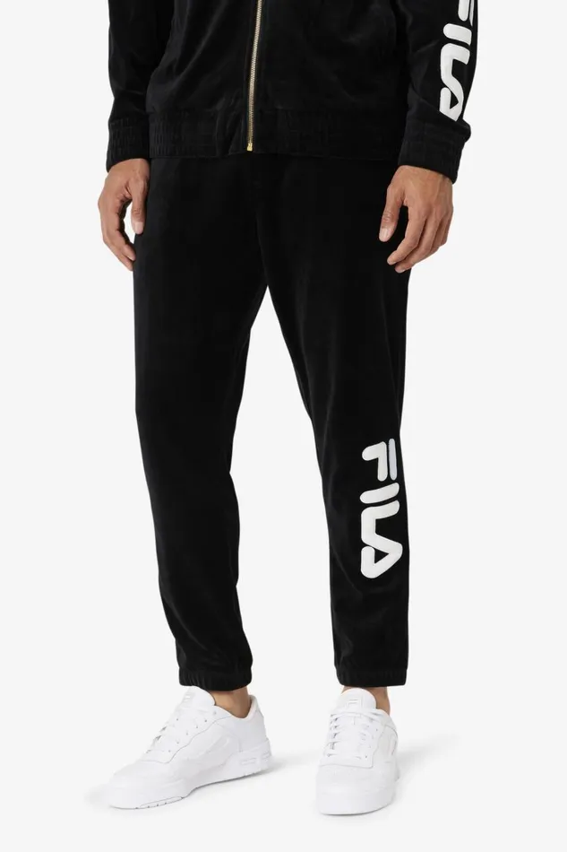 Men Fila Pants and Shorts Mansur Velour Pant