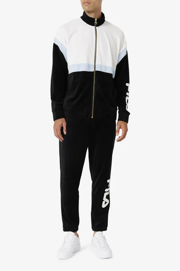 Men Fila Pants and Shorts Mansur Velour Pant