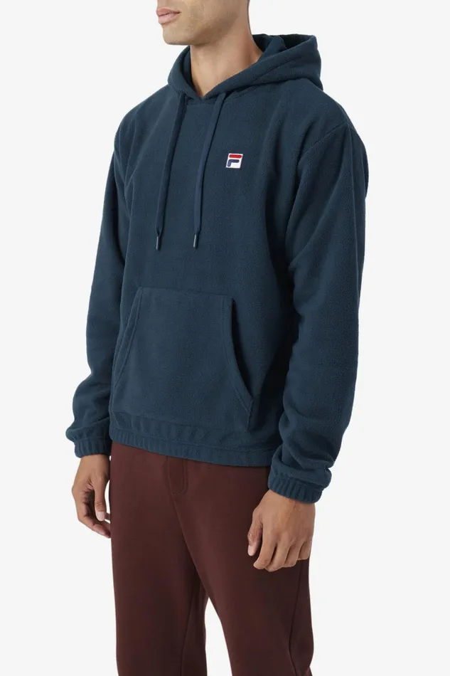 Men Fila Sweatshirts and Hoodies Finn Fleece Hoodie Dark Teal