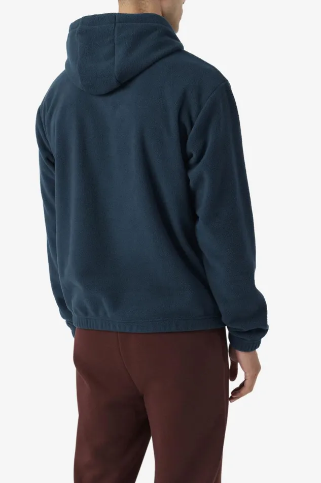 Men Fila Sweatshirts and Hoodies Finn Fleece Hoodie Dark Teal