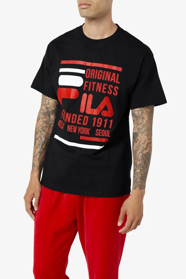 Men Fila Tops Original Fitness Tee