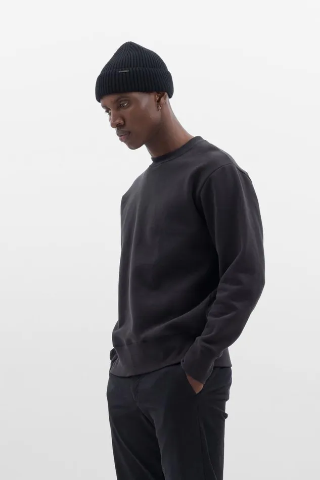 Men Fine Merino Rib Beanie Black Norse Projects Beanies