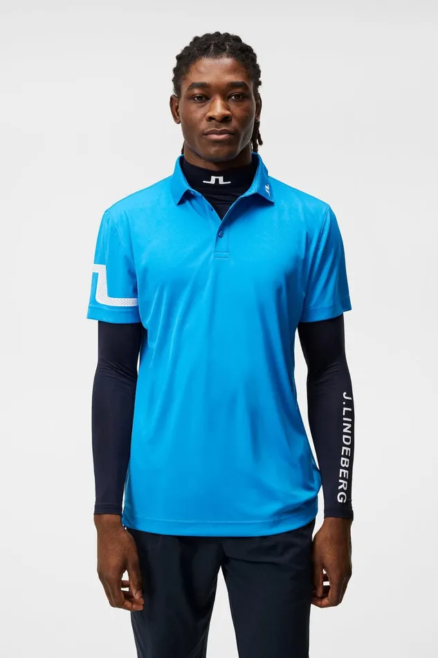 Men Heath Regular Fit Polo Brilliant Blue JLindeberg Polo Shirts