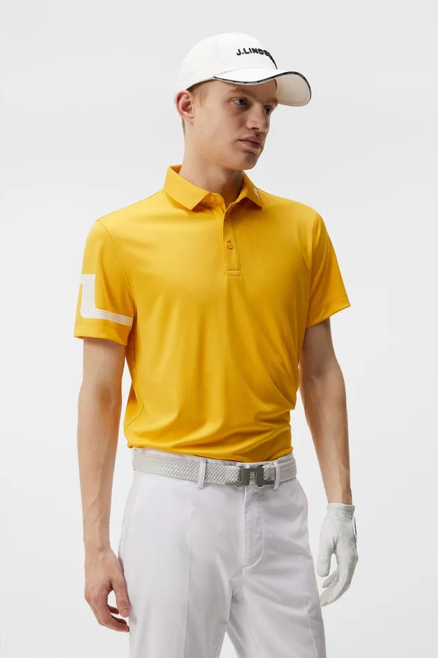 Men Heath Regular Fit Polo Citrus JLindeberg Polo Shirts