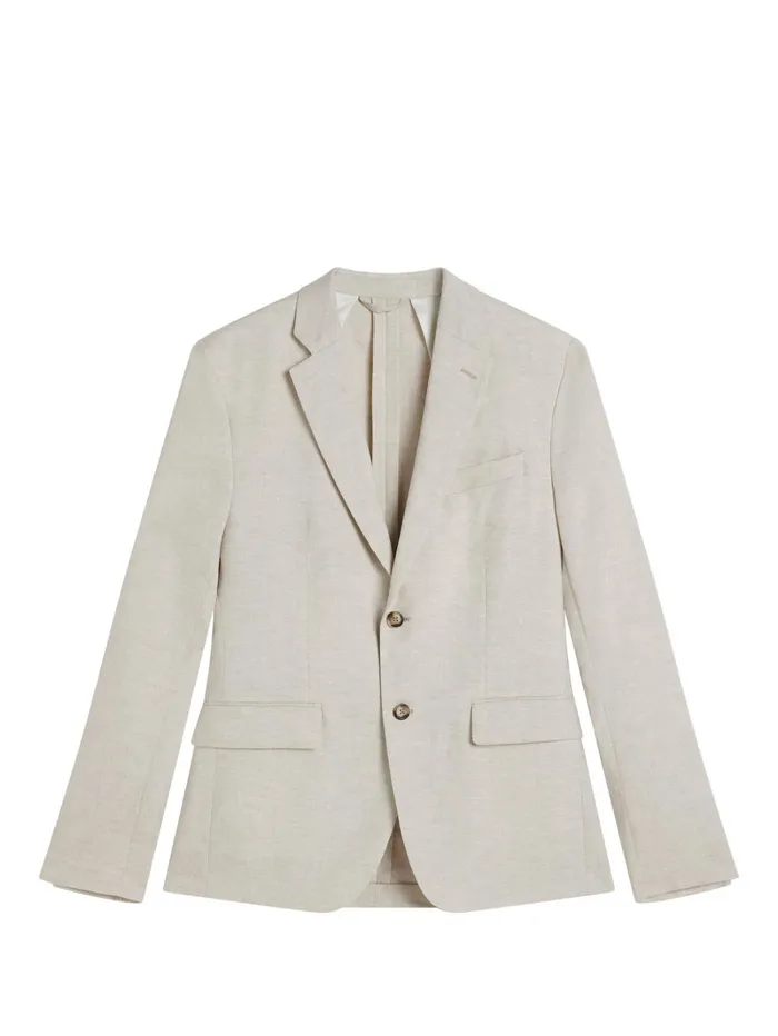 Men Hopper U Super Linen Blazer Safari Beige JLindeberg Blazers Men Hopper U Super Linen Blazer Safari Beige JLindeberg Blazers