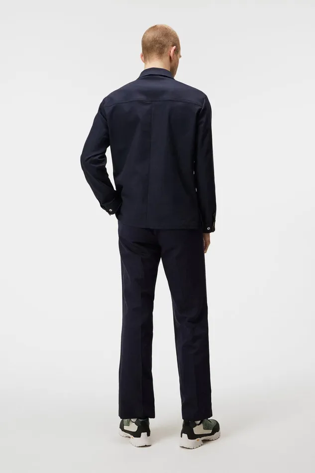 Men Jason Buttoned Cotton Stretch JL Navy JLindeberg Overshirts Men Jason Buttoned Cotton Stretch JL Navy JLindeberg Overshirts