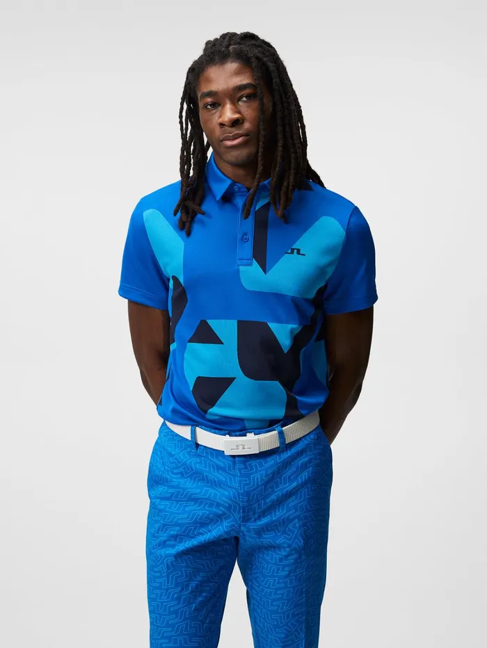 Men Joel Regular Fit Polo Lapis Blue JLindeberg Polo Shirts