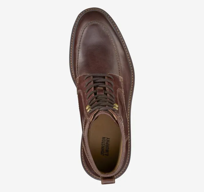 Men Johnston and Murphy Boots Barrett Moc Toe Boot Mahogany Full Grain Men Johnston and Murphy Boots Barrett Moc Toe Boot Mahogany Full Grain