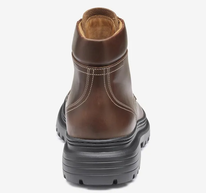 Men Johnston and Murphy Boots Kelton Plain Toe Boot Mahogany Full Grain Men Johnston and Murphy Boots Kelton Plain Toe Boot Mahogany Full Grain