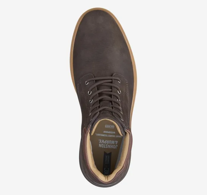 Men Johnston and Murphy Boots XC4 Henson Plain Toe Boot Brown Waterproof Nubuck Men Johnston and Murphy Boots XC4 Henson Plain Toe Boot Brown Waterproof Nubuck