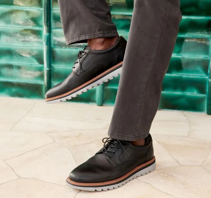 Men Johnston and Murphy LaceUps Braydon Plain Toe Black Full Grain Men Johnston and Murphy LaceUps Braydon Plain Toe Black Full Grain