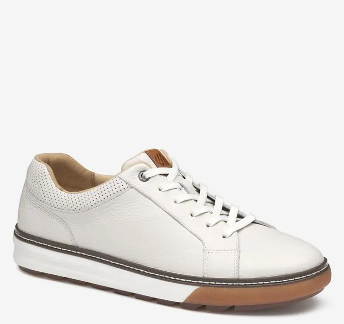 Men Johnston and Murphy LaceUps McGuffey Lug LaceToToe White Waterproof Full Grain Men Johnston and Murphy LaceUps McGuffey Lug LaceToToe White Waterproof Full Grain