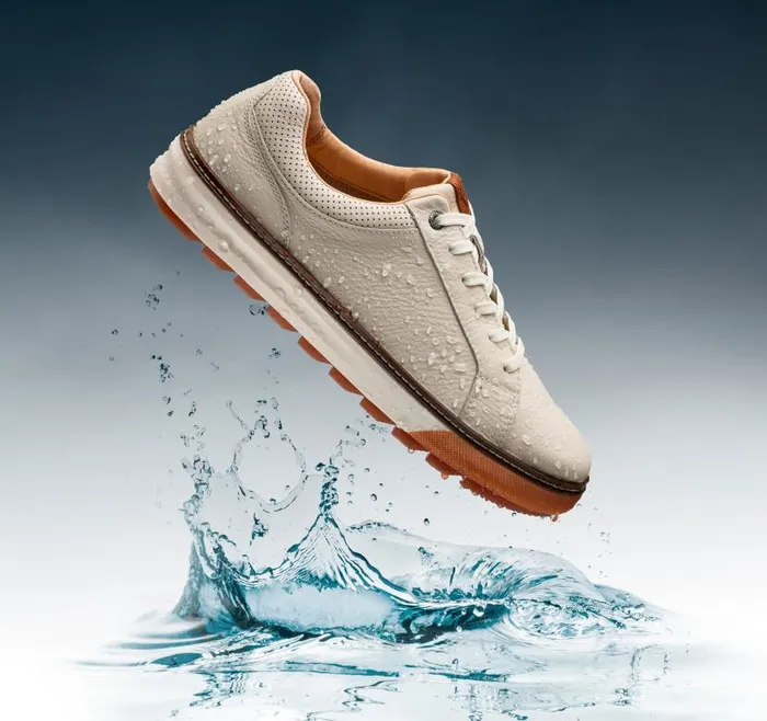 Men Johnston and Murphy LaceUps McGuffey Lug LaceToToe White Waterproof Full Grain Men Johnston and Murphy LaceUps McGuffey Lug LaceToToe White Waterproof Full Grain