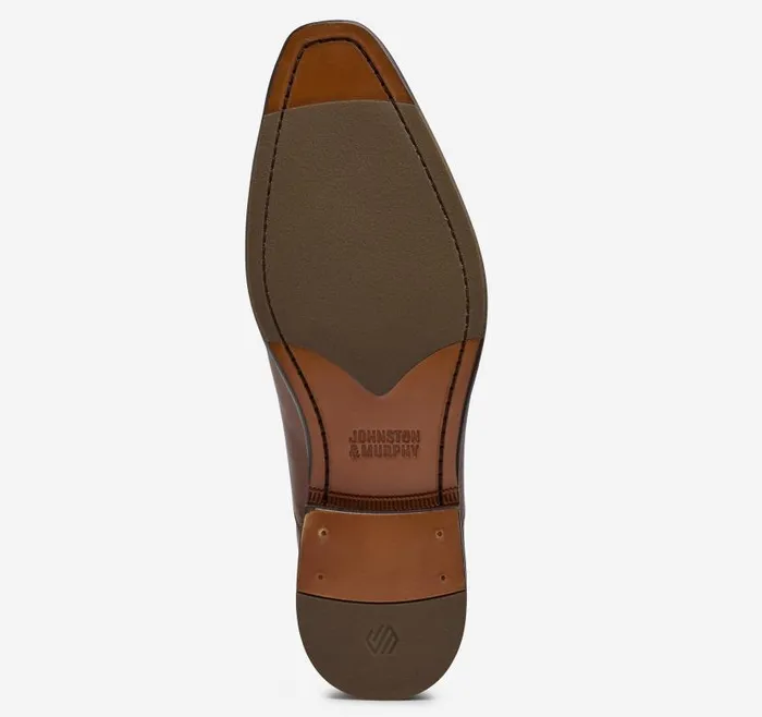 Men Johnston and Murphy LaceUps Sullivan Cap Toe Tan Italian Calfskin Men Johnston and Murphy LaceUps Sullivan Cap Toe Tan Italian Calfskin