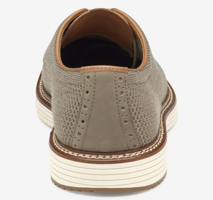 Men Johnston and Murphy LaceUps Upton Knit Wingtip Taupe Heathered Knit Men Johnston and Murphy LaceUps Upton Knit Wingtip Taupe Heathered Knit