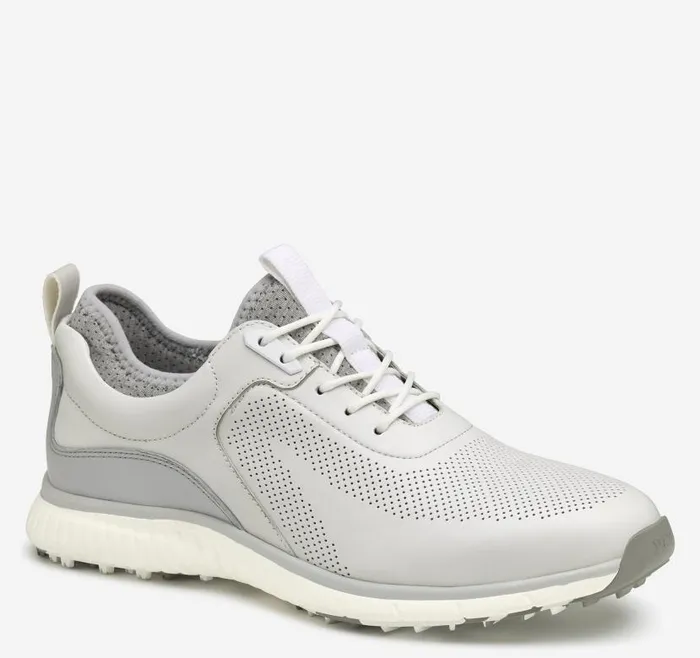 Men Johnston and Murphy LaceUps XC4 H1Luxe Hybrid Whitegray Full Grain
