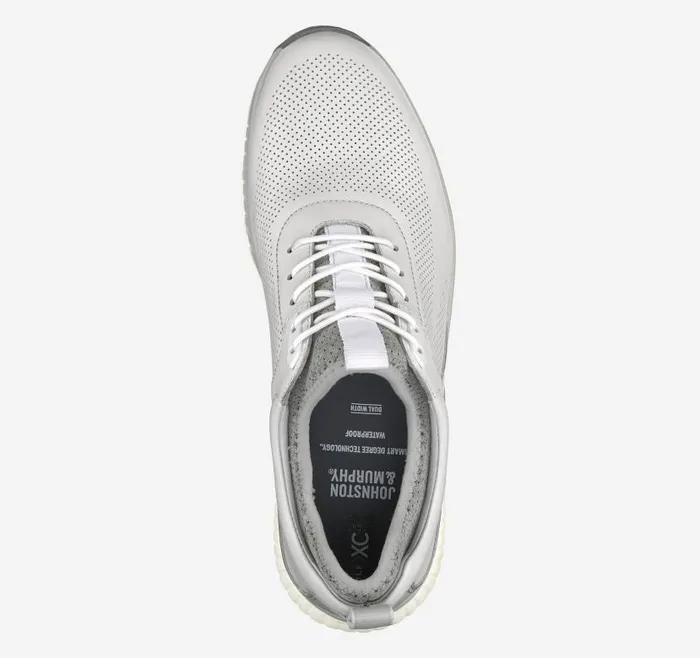 Men Johnston and Murphy LaceUps XC4 H1Luxe Hybrid Whitegray Full Grain Men Johnston and Murphy LaceUps XC4 H1Luxe Hybrid Whitegray Full Grain