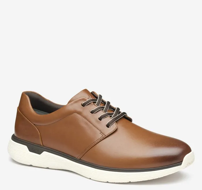 Men Johnston and Murphy LaceUps XC4 Prentiss 2 Plain Toe Tan Waterproof Full Grain Men Johnston and Murphy LaceUps XC4 Prentiss 2 Plain Toe Tan Waterproof Full Grain